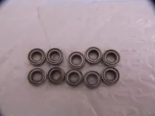 Deep-Groove-Ball-Bearing Miniature ABEC-7 Double-Shielded 608ZZ High-Carbon-Steel 10pieces