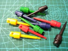 Clip-Grabber Probe Multimeter-Part Test-Clip Electrical-Testing-Hook 5-Color Round Smt/smd