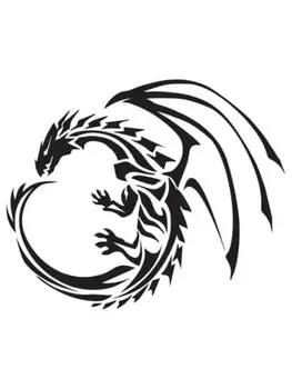 

Dragon #3 - 6 cm x 15 cm-Rectangular medium