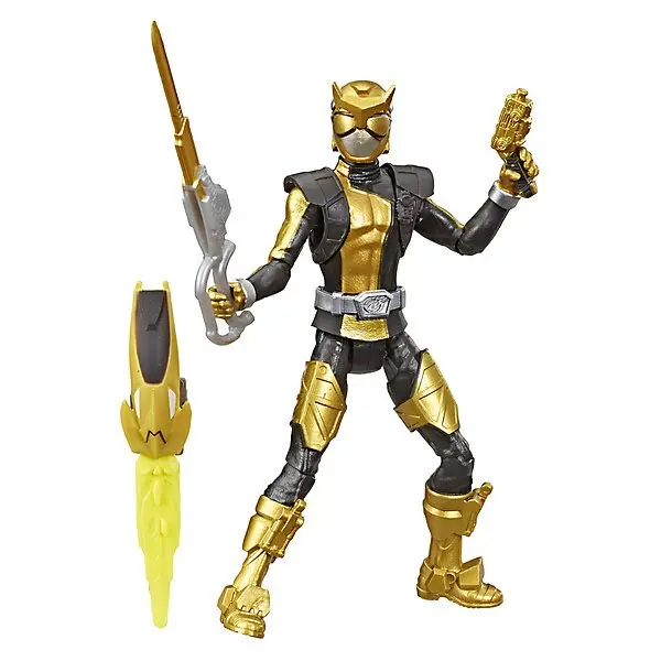 Игровая фигурка Power Rangers Beast Morphers Золотой Рейнджер с боевым ключом, 15 см