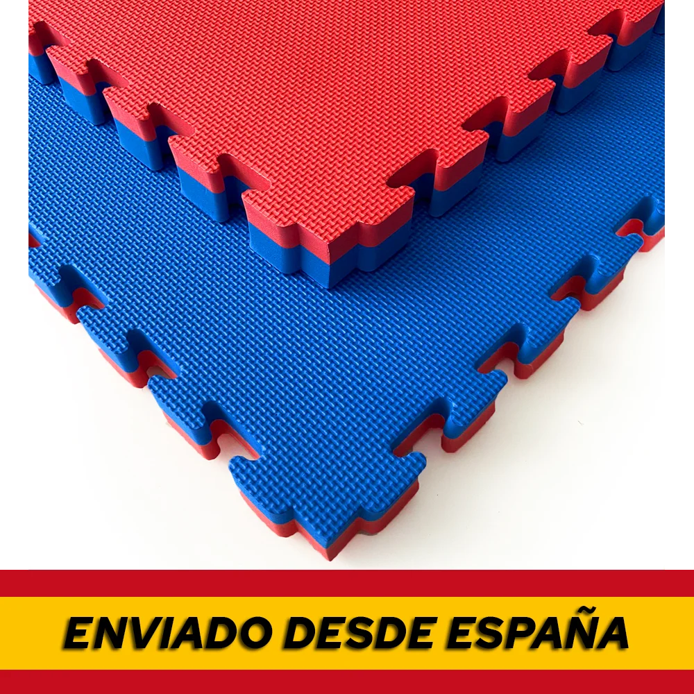 24 Piezas Suelo Goma EVA, Alfombra Puzzle, Esterilla Fitness, Tatami, con  Bordes, 9 m², 60x60 cm