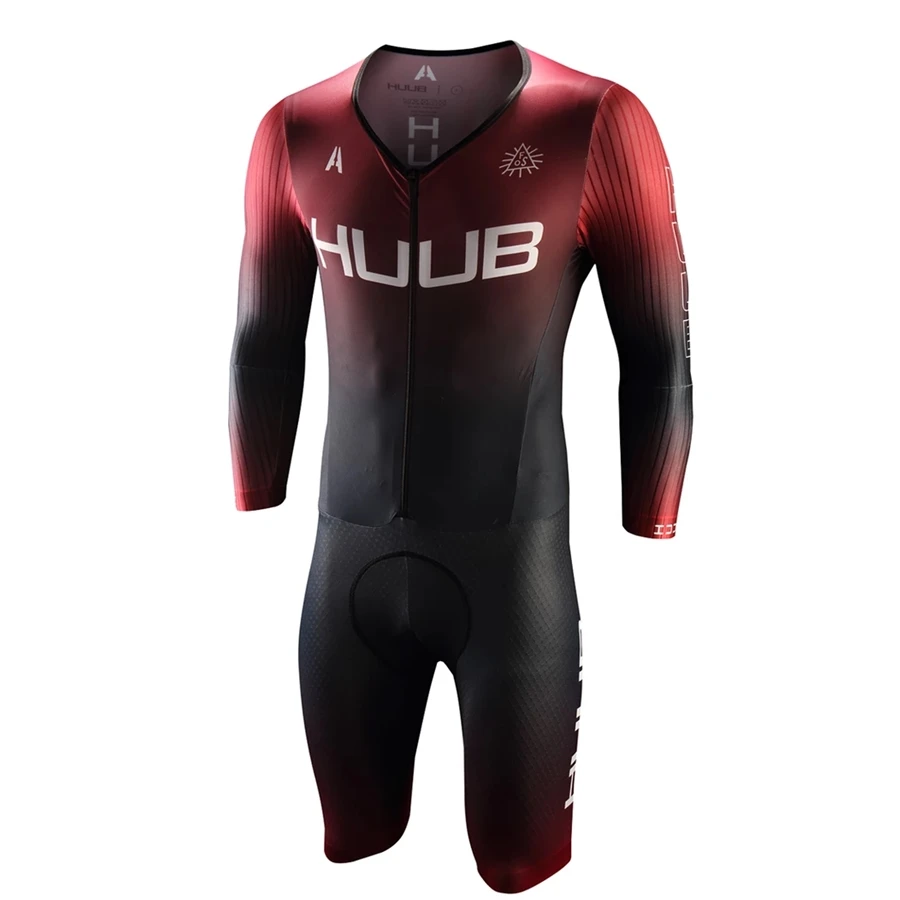 Long sleeve HUUB летний костюм для велоспорта ropa de triatlon Мужская одежда для велоспорта ciclismo одежда для плавания и бега MTB велосипеда - Цвет: Long sleeve