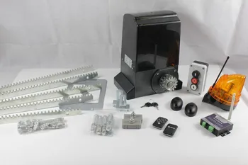 

JY-2000ACP Sliding Gate Operator Kit with control unit and 2 remotes, mounting plate