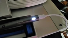 Juego de destornilladores eléctricos de precisión 28 en 1, para teléfono y portátil, destornillador multifuncional magnético con batería de litio de luz LED