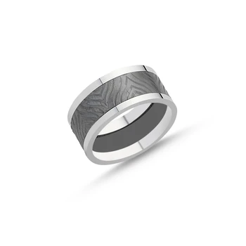 

Silver 925 Sterling Patterned Sterling Wedding Ring