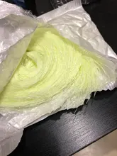 Lunker resplandor luminoso Ultravioleta fluorescente volar hilo de pesca strand línea de cuerda atar diy material ayudar ganchos moscas