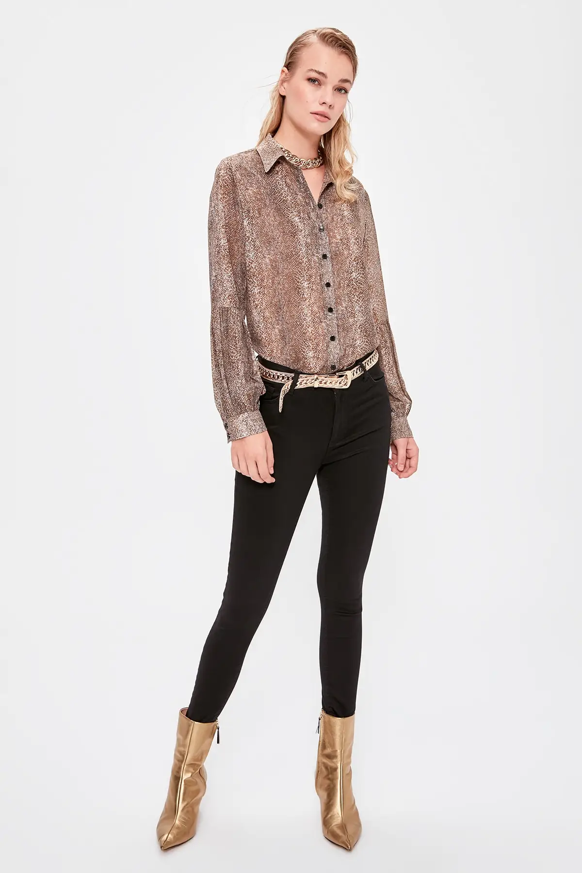 

Trendyol Multi-Colored Multicolour Pattern Woven Shirt Shirt TWOAW20GO0425