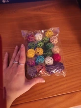 Bolas de ratán para loros 10 Uds./20 piezas Uds., juguetes para masticar pájaros, juguetes para afilar jaulas de pájaros, decoración divertida para mascotas, accesorios para jaula