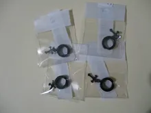 Pendientes de Clip de acero inoxidable hipoalergénicos con forma de cruz para hombre y mujer, aretes de estilo Hiphop Rock, 1 Uds.