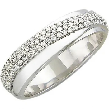

Esthete ring with diamonds in 750 k White Gold