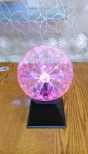 Lighting Decor Touch-Lamp Plasma-Ball Crystal Led-Night-Light Christmas Novelty Magic