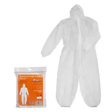 Комбинезон одноразовый "Каспер", спанбонд 40гр/м2, размер 4XL(54-56), белый AIRLINE ADO-NWF-04