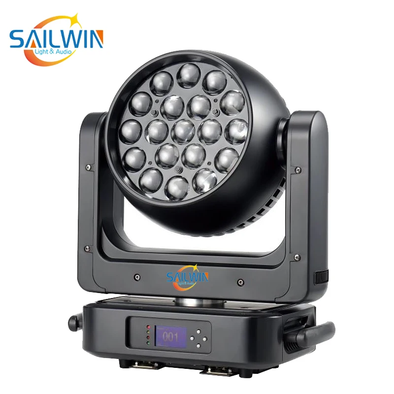 Aura 19*25 Вт 4в1 RGBW ZOOM DMX512 светодиодный светильник с подвижной головкой и эффектом мытья DJ вечерние светильник для Evnet Вечерние