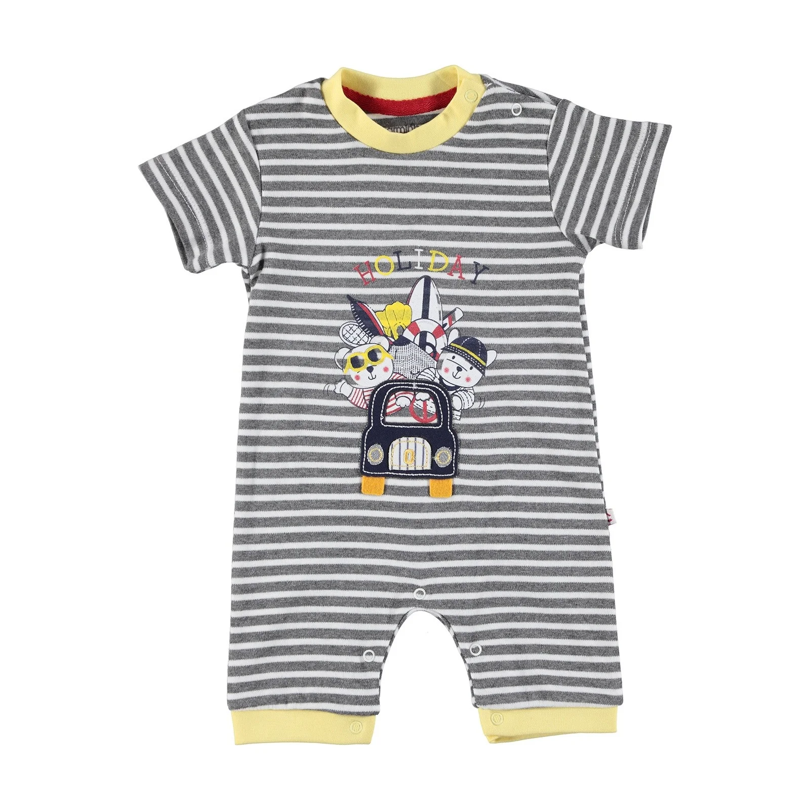 

ebebek Carmin Baby Boy Car Printed Short Romper