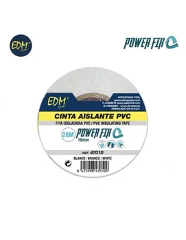 

Insulating tape 20m x 19mm White EDM
