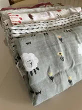 Kangobaby70-Manta de muselina para bebé, edredón de algodón 30% de bambú + algodón, pañal grande para recién nacido, colcha de muselina