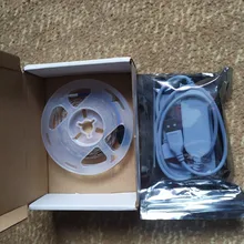 20M-1M USB LED Strip Light 5050 SMD USB RGB Lights Flexible LED Lamp Tape Ribbon RGB TV Desktop Diode Tape adapter