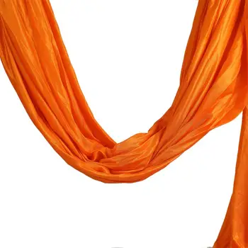 

Orange/yellow/purple nylon non-splicing stretch yoga hammock about 280cm-5m