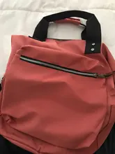 Mochila impermeable de nailon para mujer, morral escolar de gran capacidad, informal, de Color sólido, mochila para portátil de viaje, chicas adolescentes
