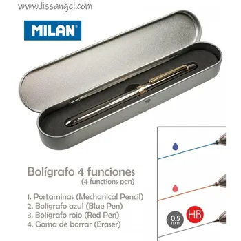 

4 Functions MILAN Ballpoint Pen with Gift Box