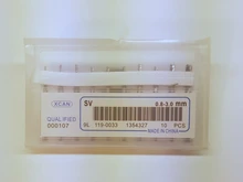 XCAN-Juego de cortadoras de fresado PCB de carburo, 0,6-3.175mm, vástago de 3.175mm, máquina PCB, fresa de extremo de broca de grabado, 10 Uds.