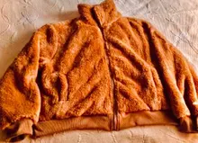 Abrigo de oso de peluche informal para mujer, chaqueta de abrigo con cierre de vellón para mujer, sobretodo de gran tamaño, cálido para invierno