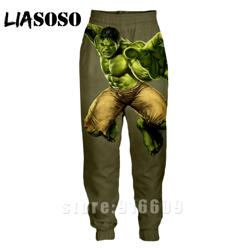 3d принт для мужчин и женщин Полная длина jogger дети Sweatpant зимние брюки с логотипом Халк Аниме Мстители повседневные забавные Топ спортивные брюки A368 - Цвет: 17