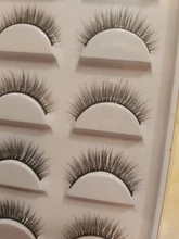 Pestañas postizas 3D suaves hechas a mano, largas y esponjosas, utensilios de maquillaje para ojos, serie H, 5 pares