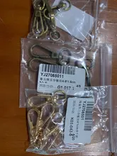 Gatillo giratorio de Metal, 5 uds., 4 tamaños, broche de langosta, gancho a presión, llavero con anilla, cordón de Paracord, artesanía, mochila para exteriores, piezas para mochilas