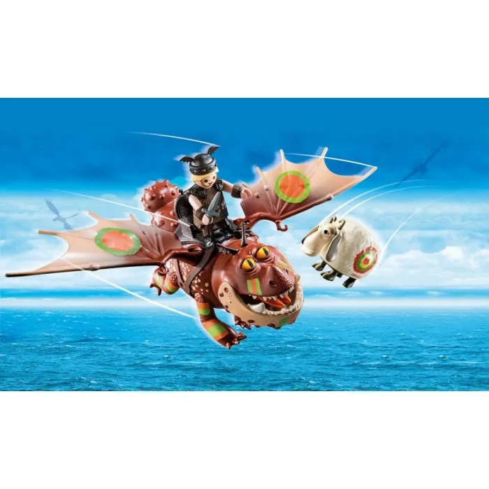Конструктор Playmobil 70729 Гонки на драконах: Рыбьеног и Сарделька | Игрушки хобби