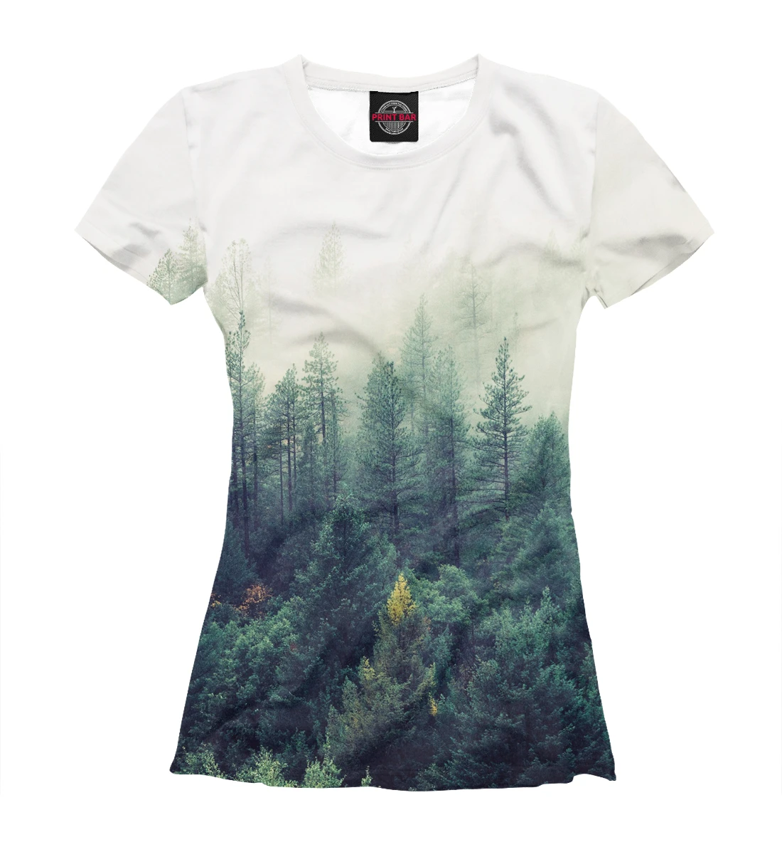 Женская футболка Сибирский лес|Футболки| |