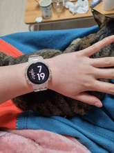 Correa de reloj de TPU para Samsung Galaxy Active 2, Correa deportiva transparente + funda para Galaxy Active 2 40mm