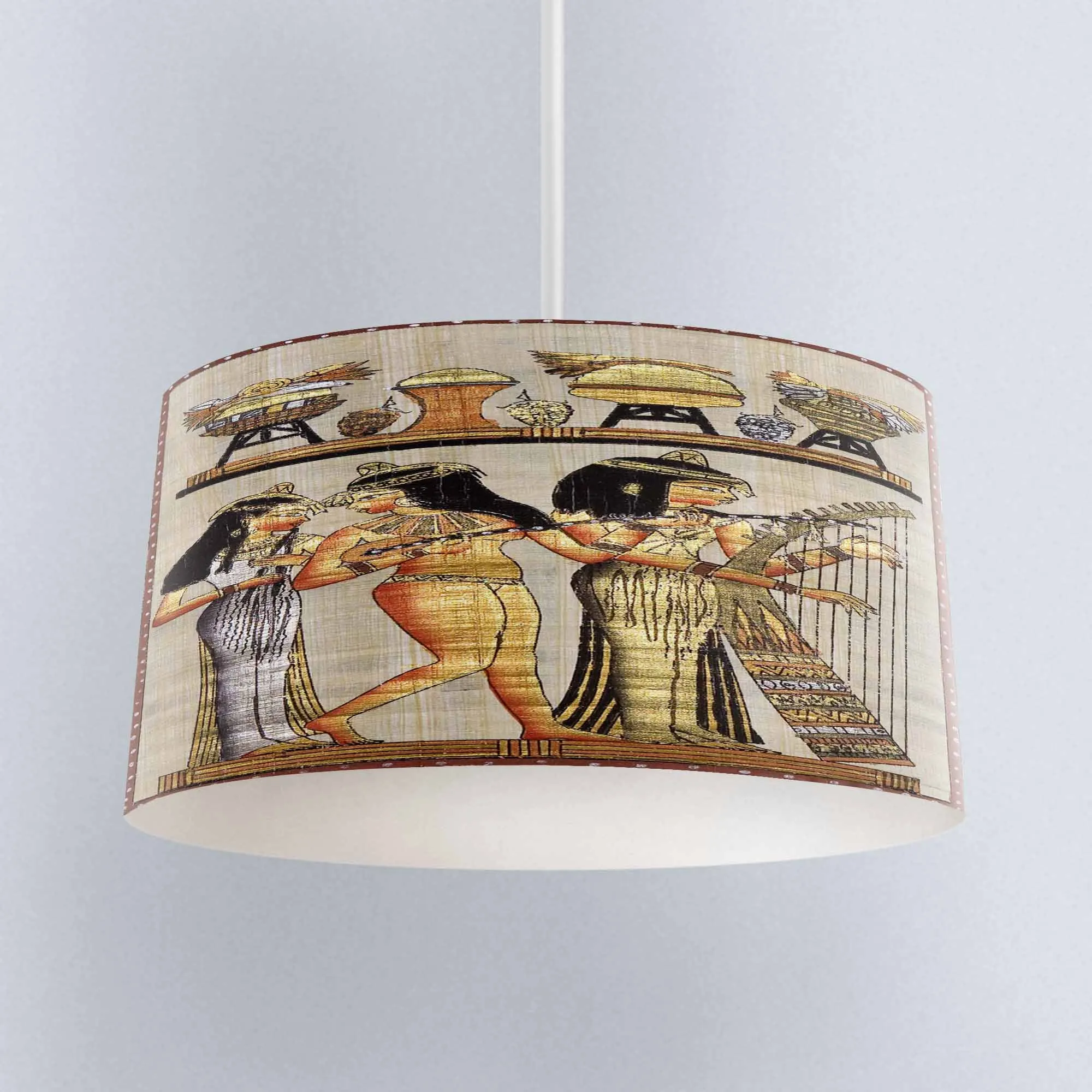 Else Египетский персидский ацтекский винтажный цифровой печатный люстра из ткани