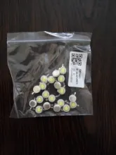 20 Pcs High Power 2 Pin 3W White LED Emitters 170-190Lm 6000K