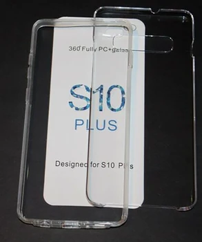 

Stand case double 360 ° for SAMSUNG GALAXY S10 PLUS Front + Back Clear