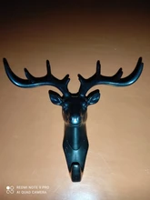 Wall-Hanging-Hook Horns Hanger-Rack Deer-Head Wall-Decoration Key-Deer Vintage Antlers