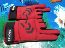 Guantes de pesca con 3 dedos cortados para hombre, herramienta antideslizante, guantes para pesca al aire libre, guante de elasticidad, accesorios de pesca, guantes SBR de pescado