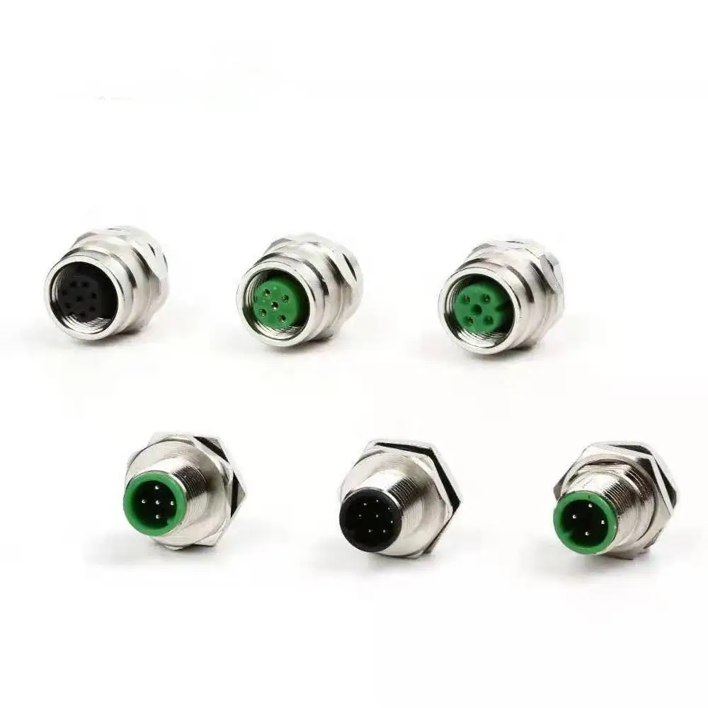 

M8 Flange, Male, Female , FrountMounting, BackMounting, IP67 , 3Pin, 4Pin