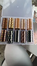 Decals Nail-Sticker Logo Fake-Foil-Paper False-Manicure-Decorations Holographic Designer