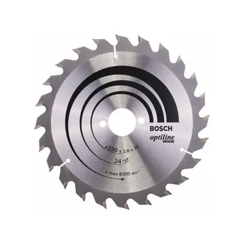 

BOSCH-circulate saw Blade Optiline Wood 190x30x2,6mm 24