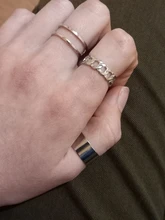 Conjunto de anillos circulares Punk para mujer, Hiphop/Rock, accesorios de dedo con índice de apertura, hebilla, anillo de cola de junta, joyería