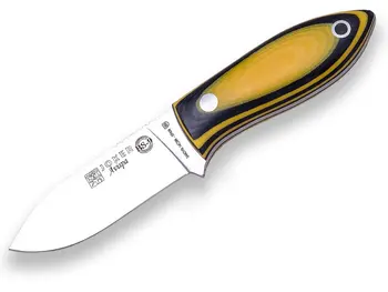 

Joker CM117 wasp BS9 bushcraft knife bs 9 Wasp. Neck knife, sandvik 14c28n steel, micarta canvas, blade 8 cm