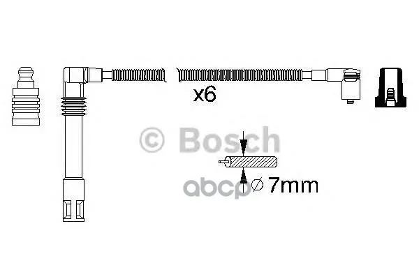 К-Т В/В Проводов 0986356321 Bosch арт. 0986356321