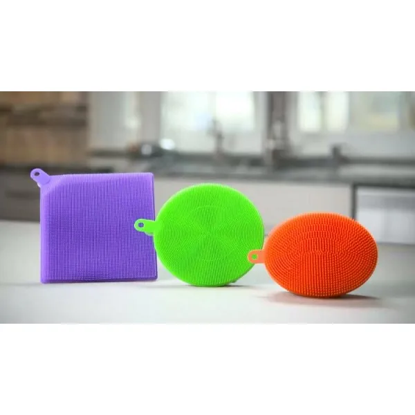Силиконовые губки для мытья посуды better sponge