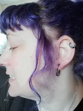 Pendientes de acero inoxidable con broche Punk para mujer y hombre, diseño único, clip de papel, pendientes de moda con perno, Piercing Rock