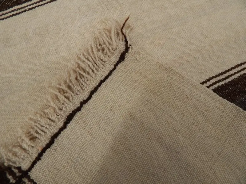 Сделано из натуральной неокрашенной шерсти начала 20 века габбех Rugs Runner