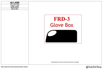 

Interior trim for Ford F-150 2000-2003. Set L420.