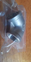 Female--Femalethreaded-Pipe-Fittings Stainless-Steel Dn8-Dn50-Elbow Angled-F/F 90-Degree
