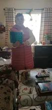 SEDUTMO-Chaqueta de plumón de talla grande 3XL para mujer, chaleco con capucha largo ultraligero, abrigo informal, Parkas delgadas ED913