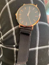 Reloj minimalista de cuarzo para hombre, cronógrafo ultradelgado, sencillo, de negocios, con correa de malla de acero inoxidable, Masculino